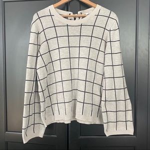 Madewell Windowpane Sweater